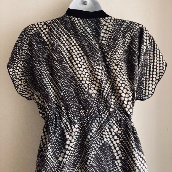 Isla Fisher’s Dress! Geren Ford x Anthro Silk Geo Print Kimono + Free Dress! - Picture 11 of 15